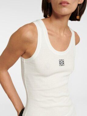 Loewe Anagram White Tank Top